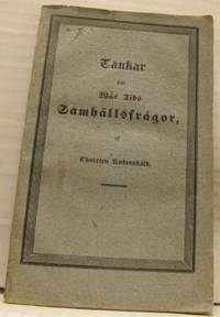 Tankar om wår tids samhällsfrågor.