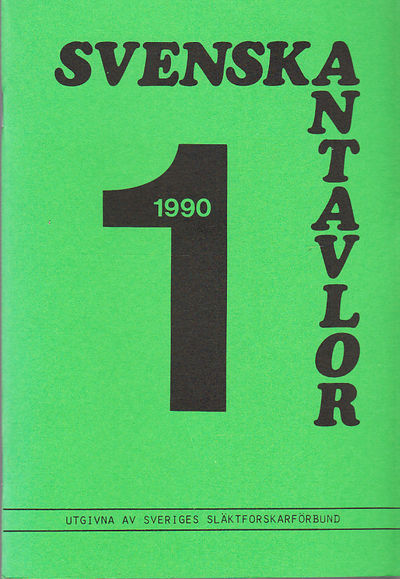 Svenska antavlor III:1-10. Utg. av Sveriges…