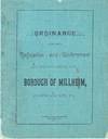 ORDINANCE FOR THE REGULATION AND GOVERNMENT OF THE BOROUGH OF MILLHEIM (1893) Centre County, Pennsylvania