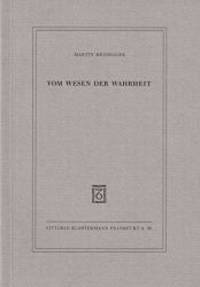 image of Vom Wesen Der Wahrheit (German Edition)