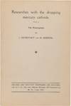 Researches with the Dropping Mercury Cathode. Part II. The Polarograph; Reprinted from Recueil des Travaux Chimiques des Pays-Bas, Vol. 46, No. 5, pp. 496–498