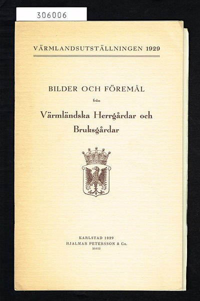 Bilder och föremål från värmländska herrgårdar…