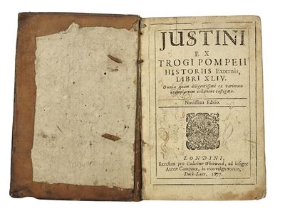 Justini ex Trogi Pompeii historiis externis,…