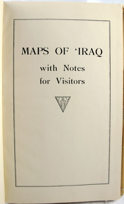Maps of Iraq with Notes for Visitors; (photo 8)