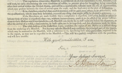 11/06/1792. The law was designed to enforce tariffs on imported goods and tonnage duties, but had le...