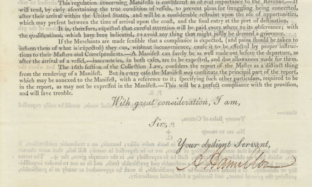 A Very Long, Detailed Letter of Treasury Secretary