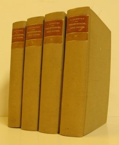 Vieilles maisons, vieux papiers 1-4.