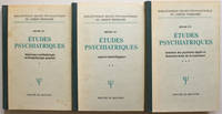 Etudes psychiatriques. I. Historique - Méthodologie - Psychopathologie générale. 2e édition revue et augmentée ; II. Aspects séméiologiques ; III. Structure des psychoses aigües et destructuration de la conscience