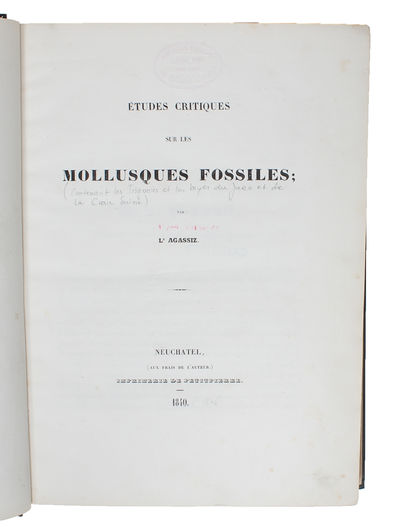Études critiques sur les Mollusques fossiles; (contenant les Trigonies et les Myes du Jura et de la Craie Suisses). (4 Parts). (photo 2)