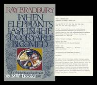 cover of When Elephants Last in the Dooryard Bloomed; Celebrations for Almost Any Day in the Year / Ray Bradbury