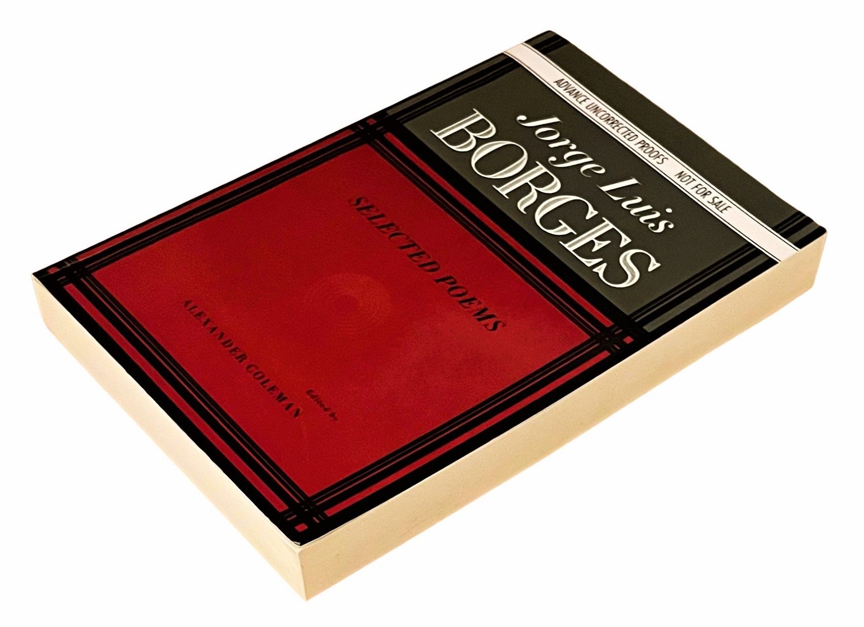 Selected Poems by Borges, Jorge Luis; Alexander Coleman [Editor