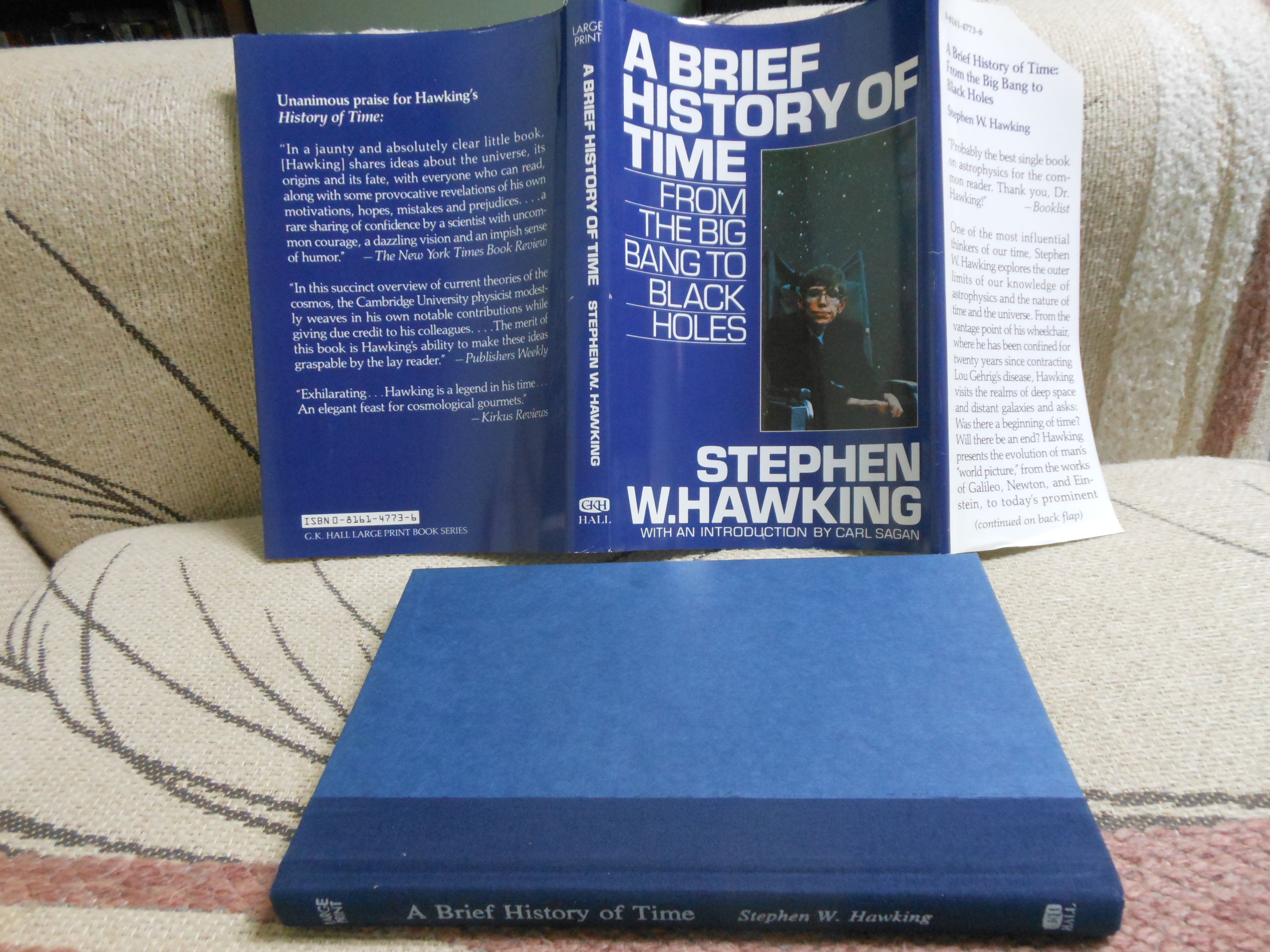 Brief History of Time: From the Big Bang to Black Holes (G K Hall