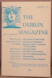 cover of The Dublin Magazine, Volume 8, Number 8, Summer 1971.