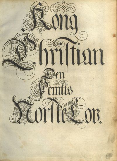 Kong Christian den Femtis Norske Lov. (photo 5)