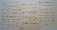 Five-page Autographed Letter Signed