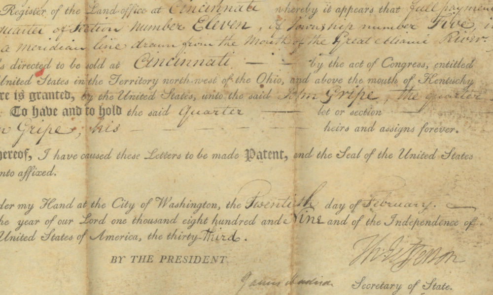President Thomas Jefferson and Secretary of State