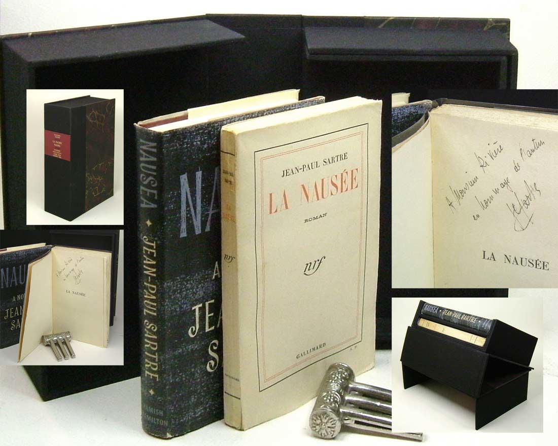 LA NAUSÉE [Nausea]. Presentation Copy by Sartre, Jean-Paul