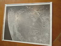 Astrophotography: Original Astronomical Photograph Of Moon, From Mt. Wilson Or Palomar Observatory