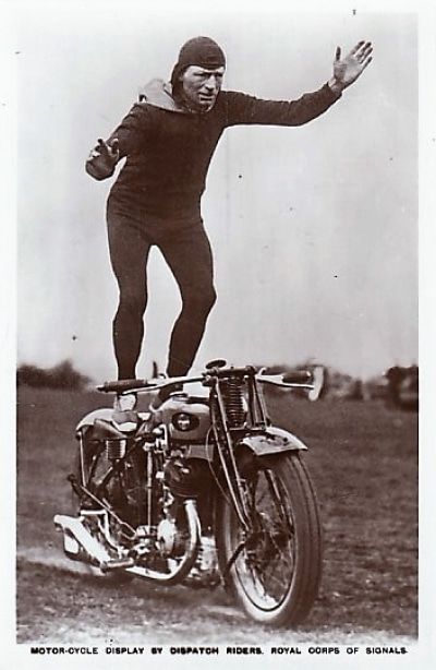 Motor-Cycle. Display by Dispaton Riders. Royal…