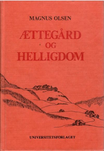 Ættegård og helligdom. Norske stedsnavn sosialt…