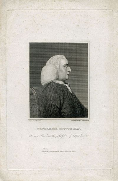 Engraved Portrait by W. H. Worthington after J. Thurston