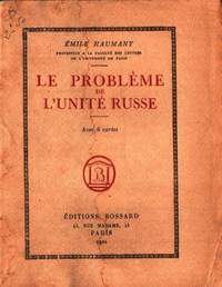 Le problème de l´unité russe.