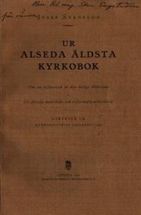 Ur Alseda äldsta kyrkobok. 1. Om en offerstock åt…