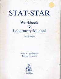 Stat-Star Workbook &amp; Laboratory Manual by MacDougall, James M; Edward Stevens - 1992