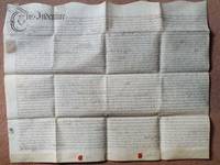 INDENTURE : Of A Mortgage Between William Rowe of Barnstaple &amp; Thomas Smith of Ilfracombe Devon In The Reign Of King George Third - Possibly In respect of &#039;The Golden Anchor&#039; Holland Street, Barnstaple, Devon by William & Thomas Rowe & Smith - 1766