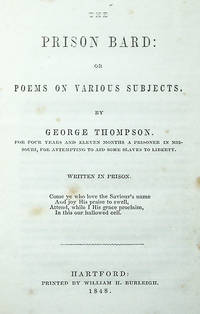 The Prison Bard: or Poems on Various Subjects