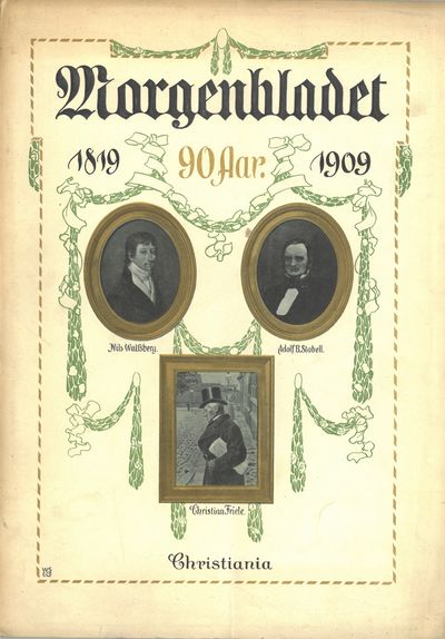 Morgenbladet 90 Aar. 1819-1909.