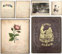 Victorian Friendship Album of Young Lady Maria J.L. Bovie with Original Artwork