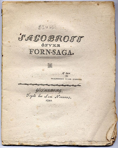 Sagobrott öfver forn-saga. Af autor til…