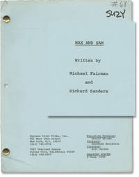 Found Money [Max and Sam] (Original screenplay for the 1983 television film)