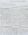 , Autograph Letter Signed, Bucyrus, Ohio, May 3, 1850, to Henry T. Hall, Conautville, (Conneautville) Pennsylvania.