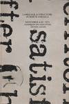 LANGUAGE & STRUCTURE IN NORTH AMERICA: The First Large Definitive Survey of North American Language Art: November 4-30, 1975