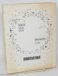 cover of Dramatika: vol. 12, #1, whole #23, Spring 1979: Solos & Simultaneities: speculative structures (1974-1978)