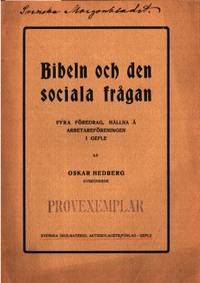 Bibeln och den sociala frågan. Fyra föredrag,…