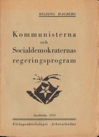 Kommunisterna och socialdemokraternas…