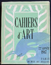 Revue Cahiers d’Art, 22nd year. 1947.