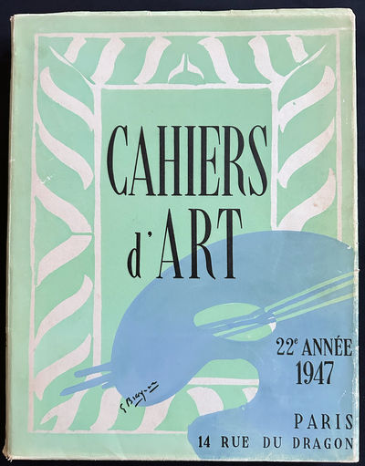 Revue Cahiers d’Art, 22nd year. 1947.