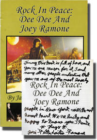 image of Rock In Peace: Dee Dee and Joey Ramone (Signed First Edition)