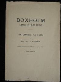 BOXHOLM OMKR ÅR 1790. SKILDRING PÅ VERS AV MED DR…