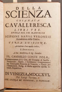 image of Della scienza chiamata cavalleresca libri tre.