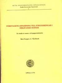 Företagets anpassning till förändringar i…