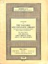 Sale 17-18 October 1960: The Valuable and Extensive Library, the Property of the Late Sir Robert Leighton. Fine Bindings, Early Printed Books and a Few Manuscripts.