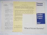 [Four items by the Vietnam Summer movement]