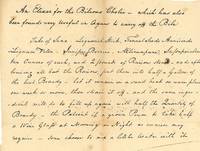 Receipt to make Elixer (sic) for the Bilious Cholic - which has also been found very useful in Agues to carry of the Bile