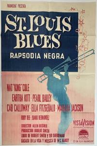 ORIGINAL "ST. LOUIS BLUES (RAPSODIA NEGRA)" MOVIE POSTER [Spanish release]