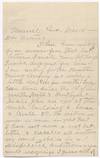 Circa 1876 Miner’s Letter from Mineral Park, Arizona